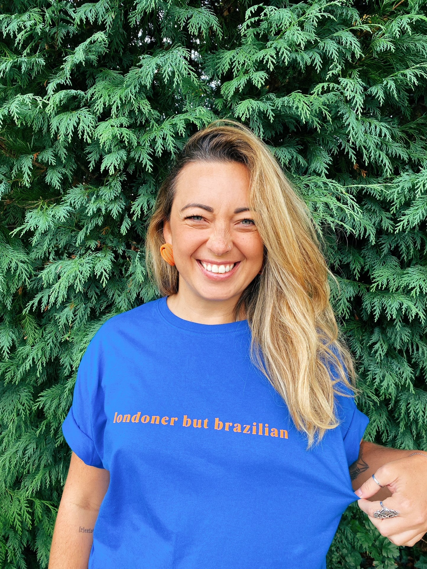 T-shirt "Londoner but Brazilian"